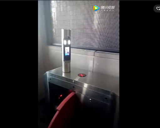 动态人脸人行通道安装调试